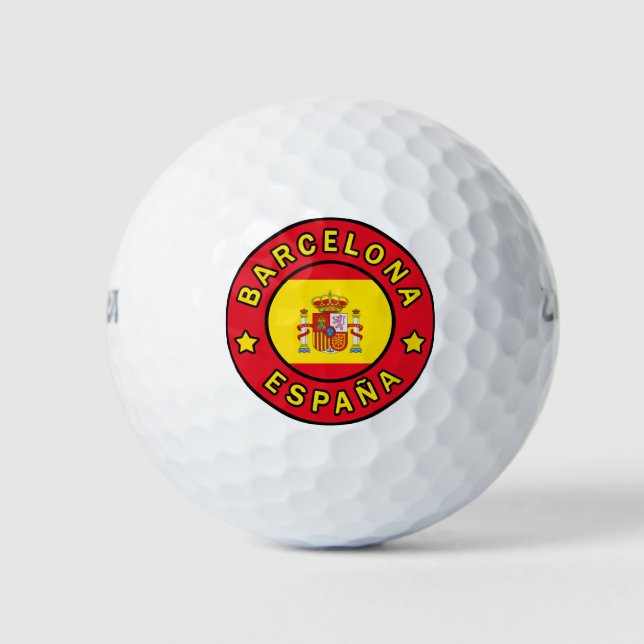 Barcelona España Golf Balls (Front)