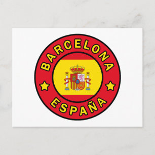 Barcelona España Postcard