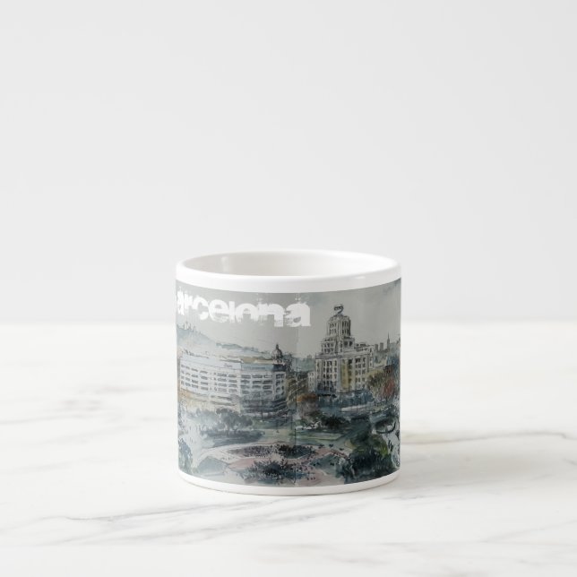 Barcelona espresso espresso cup (Front)