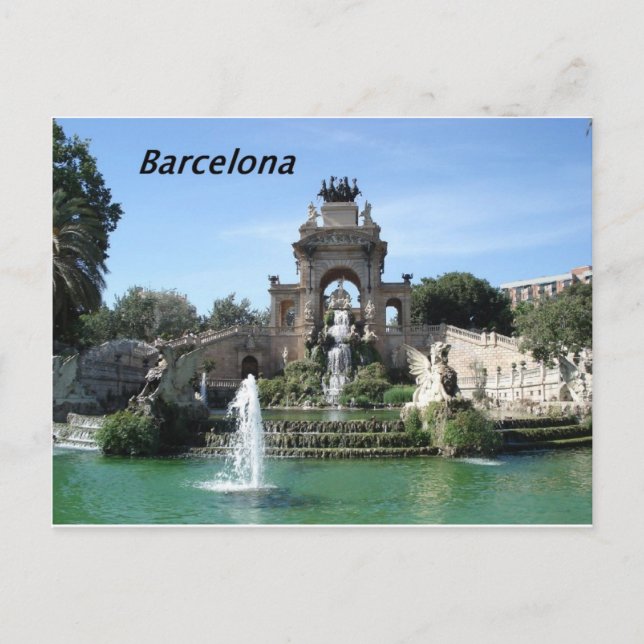 Barcelona--fountain--barc--[kan.k].JPG Postcard (Front)