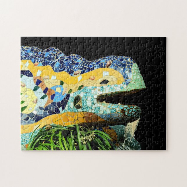 Barcelona, Gaudi - Lizard, Spain (Catalan) Jigsaw Puzzle (Horizontal)