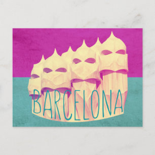Barcelona Gaudi Paradise Postcard