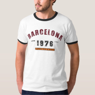 Barcelona - Grey Vintage T-Shirt