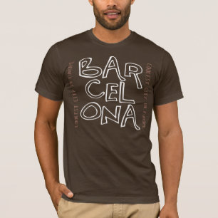 Barcelona is Cool (Brown) T-Shirt