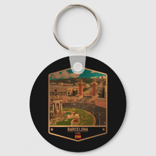 Barcelona Key Ring