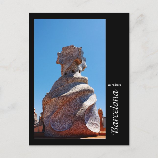 Barcelona, La Pedrera Postcard (Front)