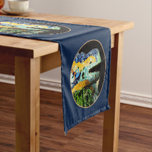 Barcelona Lizard & Park Guell, Catalonia / Gaudi Short Table Runner