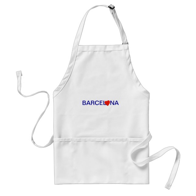 Barcelona love standard apron (Front)