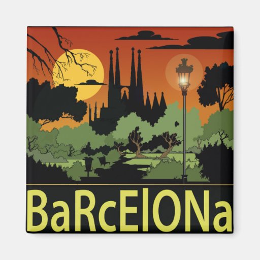 Image of Barcelona. magnet