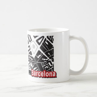 Barcelona map Mug