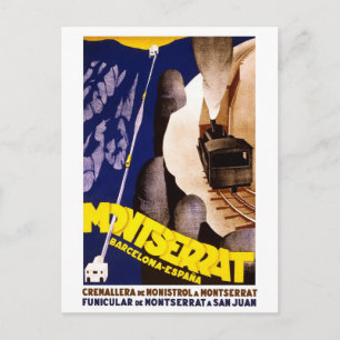 Barcelona Montserrat Spain Postcard