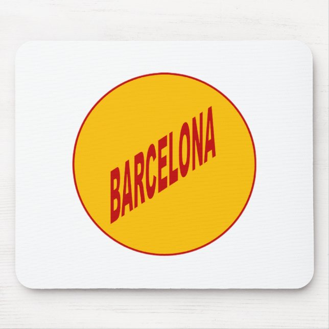 BARCELONA Mouse Carpet Mat (Front)