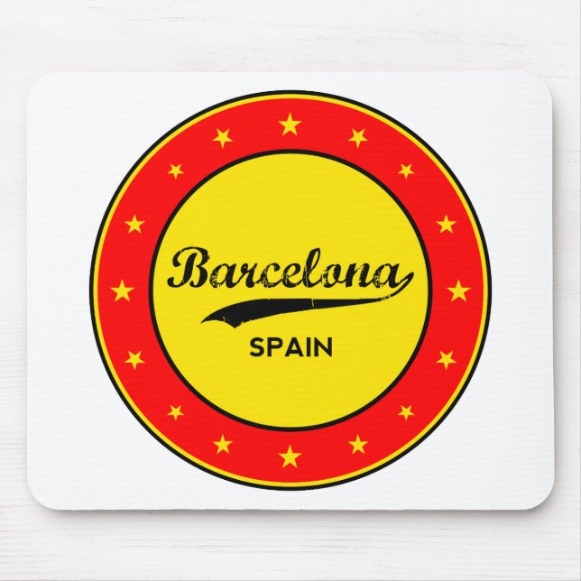 Barcelona Mouse Mat (Front)