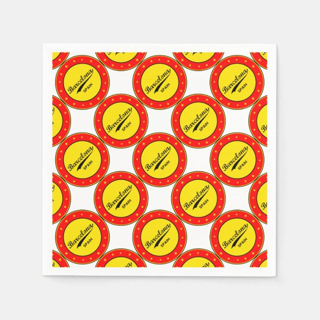 Barcelona Napkin (Front)