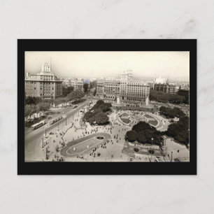 Barcelona, Old Postcard