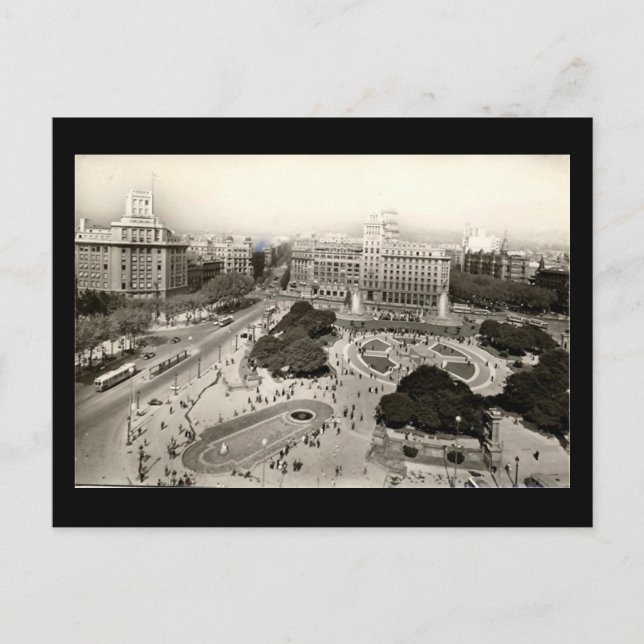 Barcelona, Old Postcard (Front)