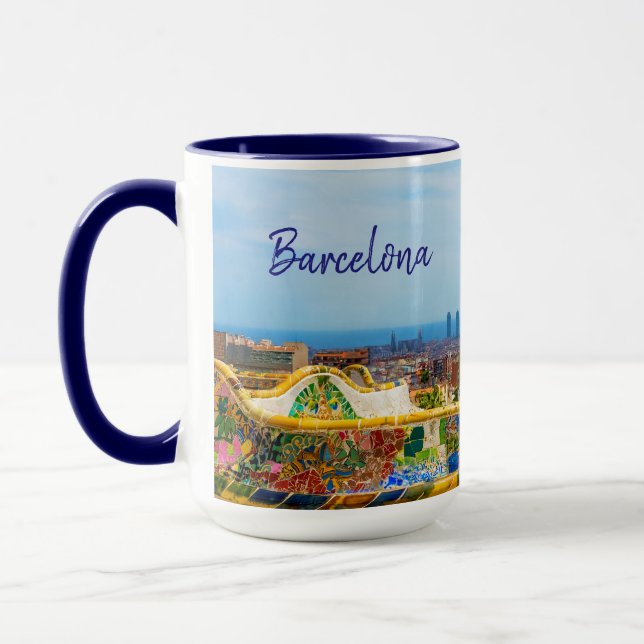 Barcelona Park Guell Fine Art Photography Mug (Left)