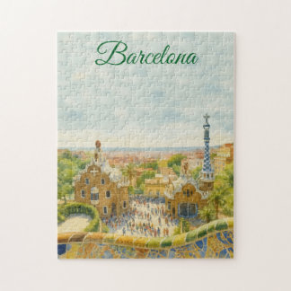 Barcelona Park Guell Jigsaw Puzzle