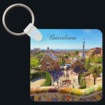 Barcelona, Park Guell Key Ring<br><div class="desc">Park Guell in Barcelona</div>
