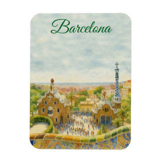 Barcelona Park Guell Magnet