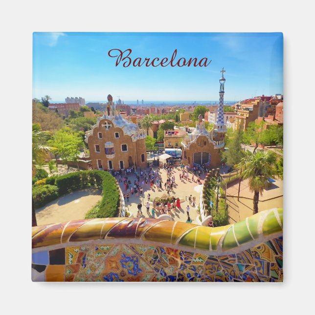 Barcelona, Park Guell Magnet (Front)