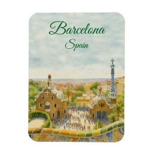 Barcelona Park Guell Magnet
