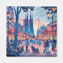 Barcelona, Park Guell, Sagrada Familia, Souvenir