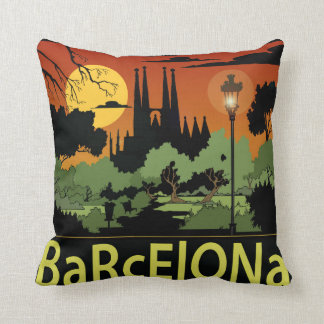 Barcelona Polyester Throw Pillow 16" x 16"