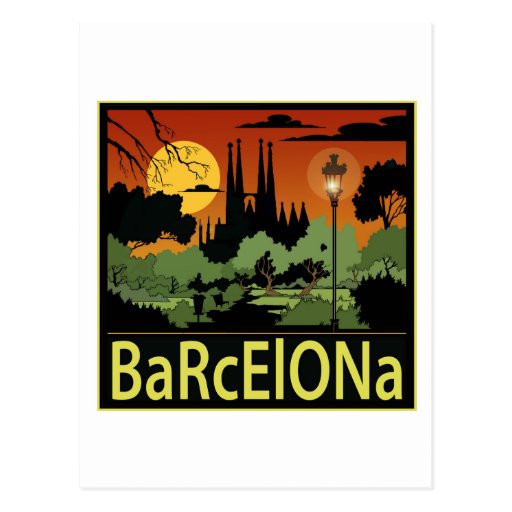 Image of Barcelona Postcard