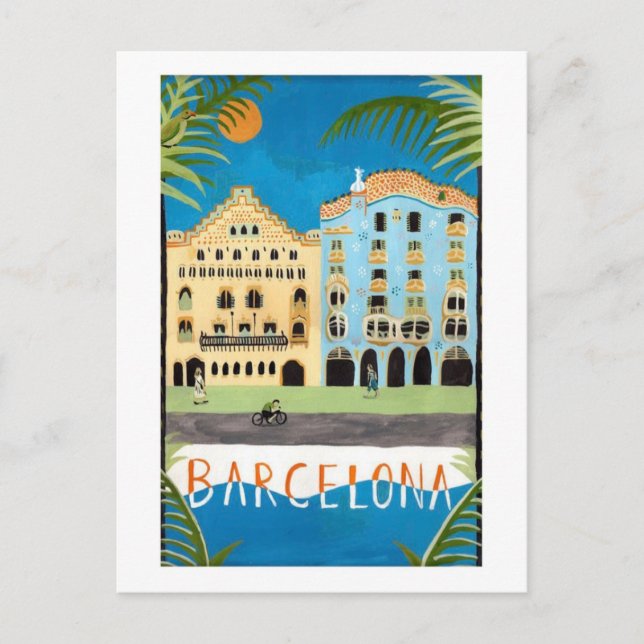 Barcelona Postcard (Front)