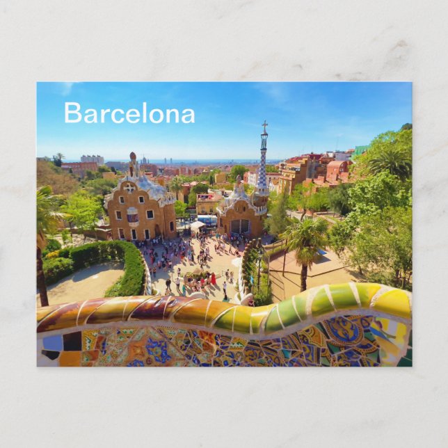 Barcelona Postcard (Front)