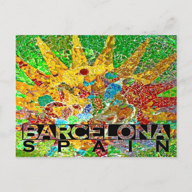 Barcelona Postcard (Front)