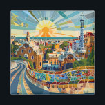 Barcelona Souvenir Magnet<br><div class="desc">Barcelona Souvenir imán</div>