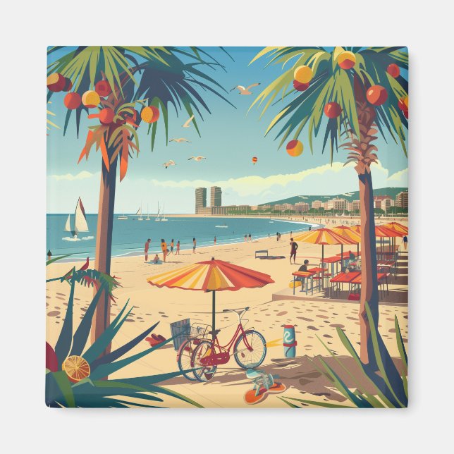 Barcelona Souvenir Magnet (Front)