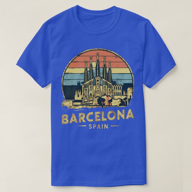 Barcelona Spain 1 T-Shirt (Design Front)