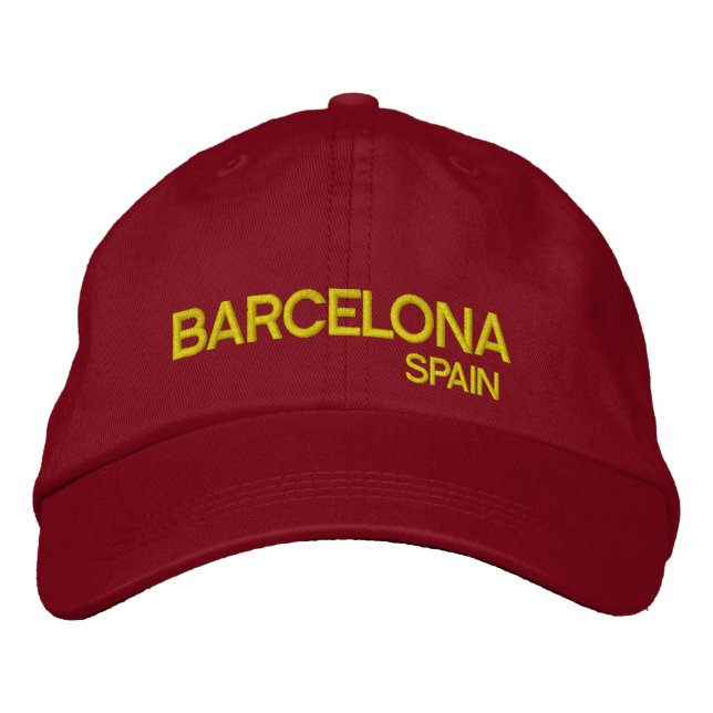 Barcelona* Spain Adjustable Hat (Front)