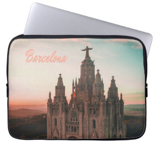 Barcelona Spain Church Laptop Sleeve