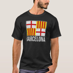 BARCELONA SPAIN CITY FLAG CATALONIA 1 T-Shirt