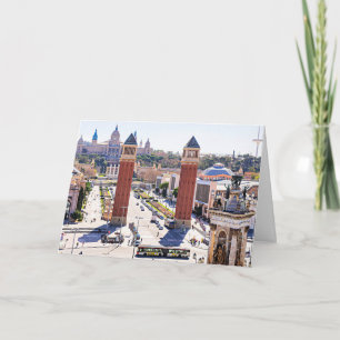 Barcelona, Spain cityscape photograph Card