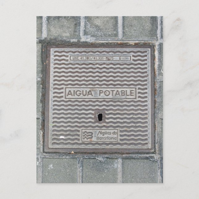 Barcelona, Spain Cover Postcard (Front)