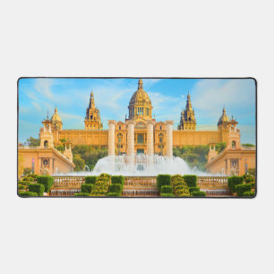 Barcelona Spain Desk Mat
