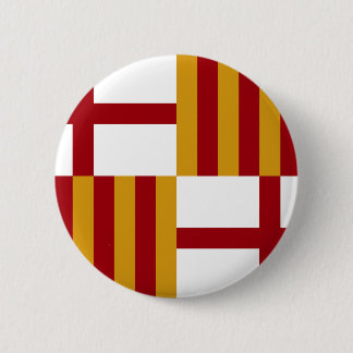 Barcelona (Spain) Flag 6 Cm Round Badge