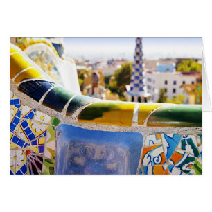 Barcelona Spain Gaudi Park Guell Photo