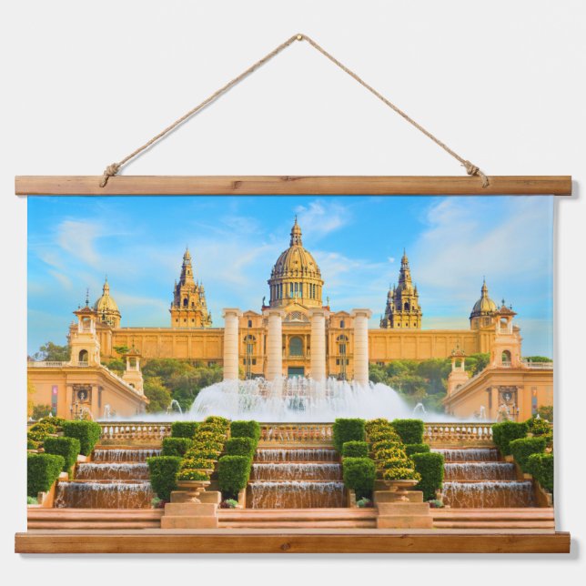 Barcelona Spain Hanging Tapestry (Front)