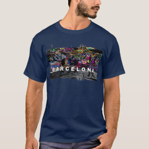 Barcelona, Spain in graffiti T-Shirt