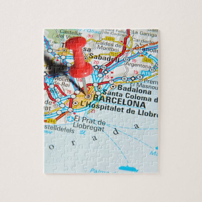 Barcelona, Spain Jigsaw Puzzle (Vertical)