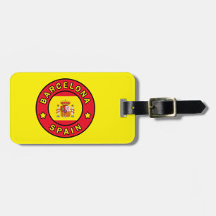 Barcelona Spain Luggage Tag