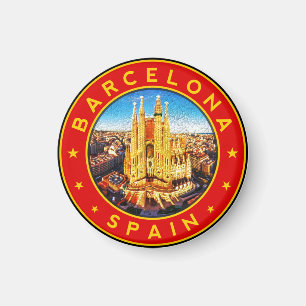 Barcelona Spain Magnet