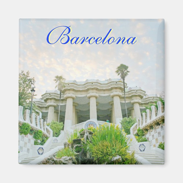 Barcelona spain magnet (Front)