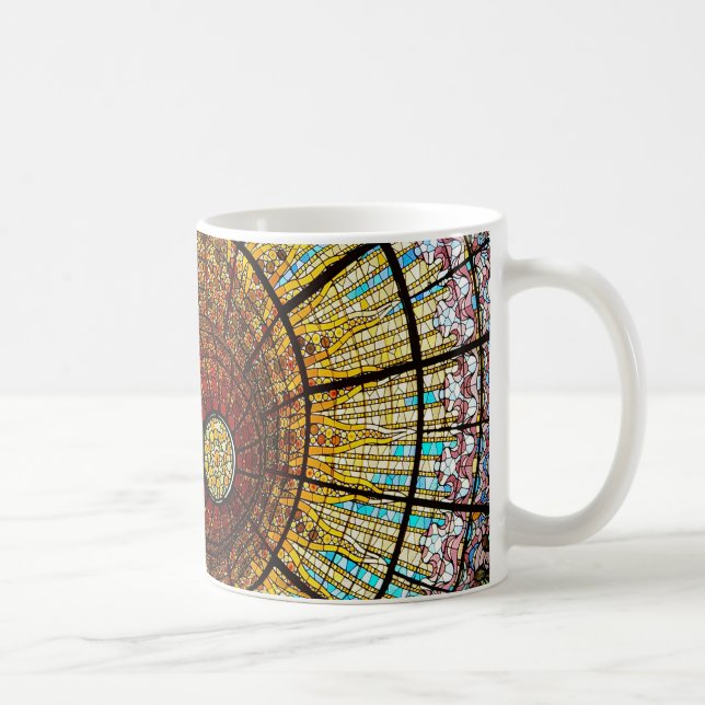Barcelona Spain Palau de la Musica Catalana Photo Coffee Mug (Right)